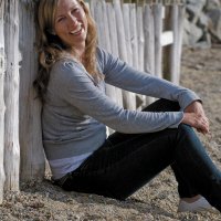 Vrouw op het strand